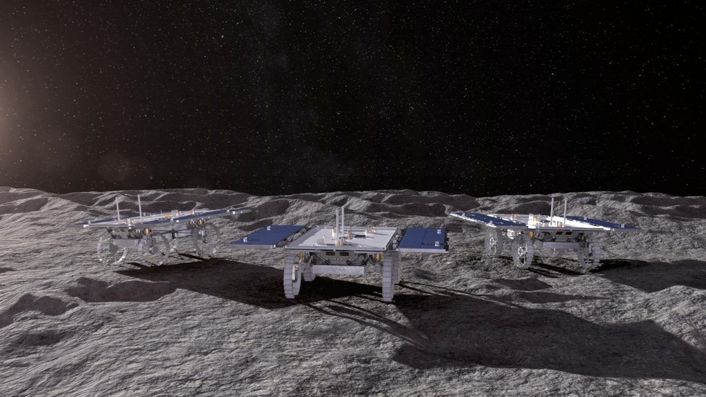 NASA CADRE lunar rover team